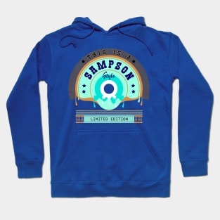 Sampson Name Style Hoodie